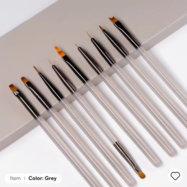 Nail Art Brush Set (10-piece)
