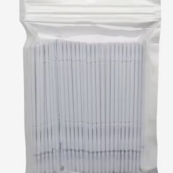 White Eyelash Cotton Swabs (100pcs)